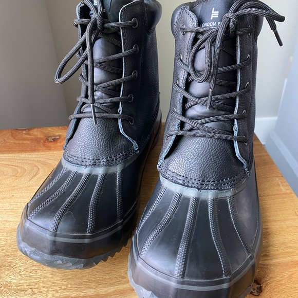London Fog Collection Mens Ashford Water Resistant And Insulated Duck Boot 9 - Picture 2 of 8